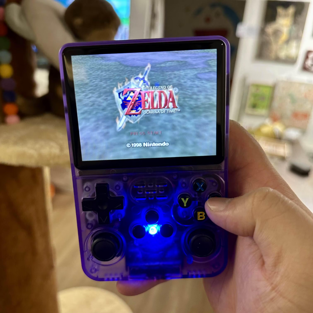 Foldable handheld mid-game